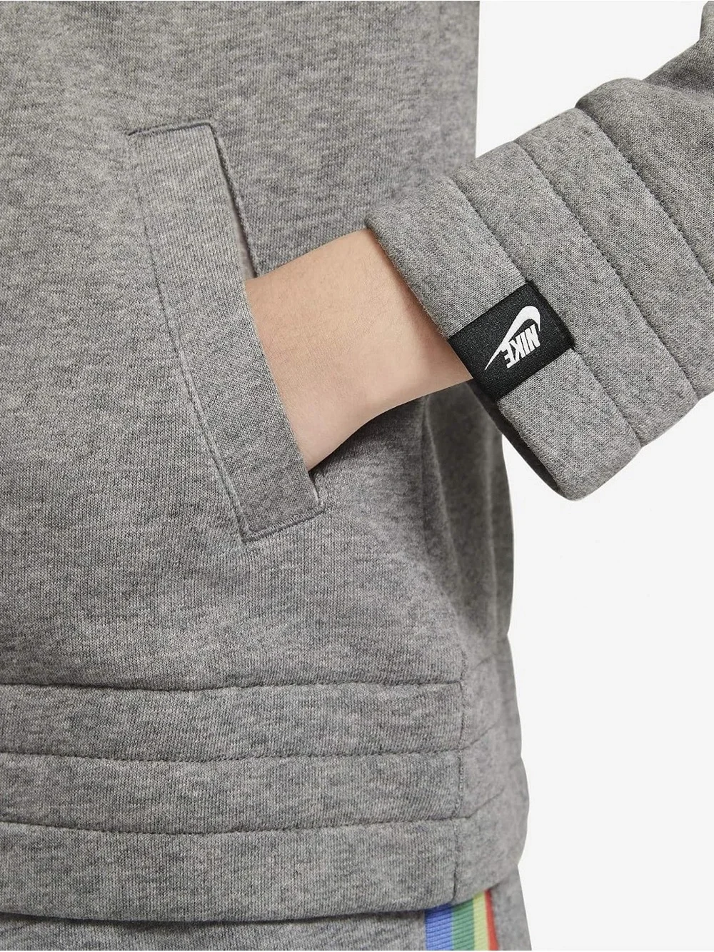 Nike Sportswear Heritage Girl's Zip Hoodie Jacket XL Hooded Loose Fit